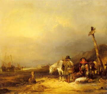 シェイアー・シニア・ウィリアム Painting - 南海岸の田園風景 ウィリアム・シェイアー・シニア